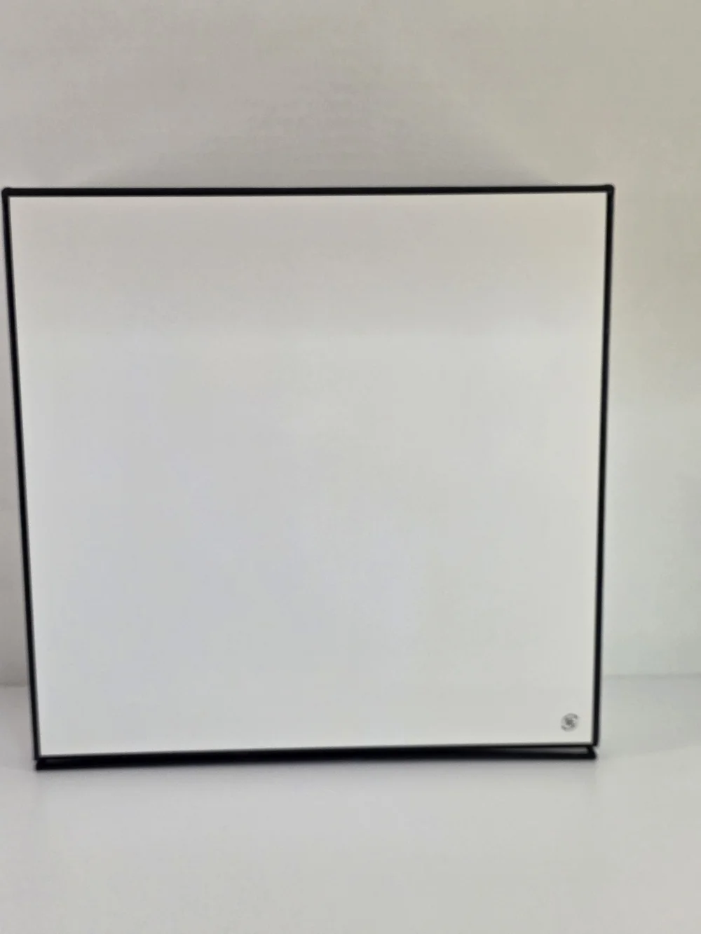 Authentic CHANEL White and Black Gift Box-7.75